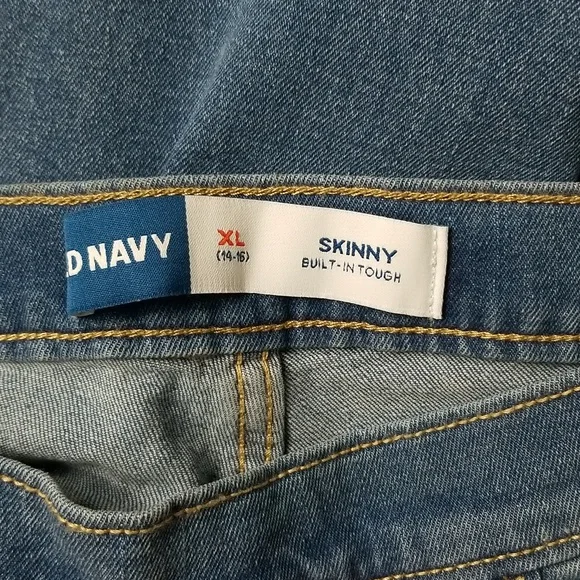 Old Navy Girls Skinny Jeans Light Wash XL (14-16) - Picture 7 of 14